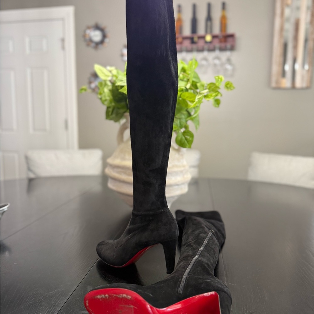 Christian Louboutin Black Heeled Boots